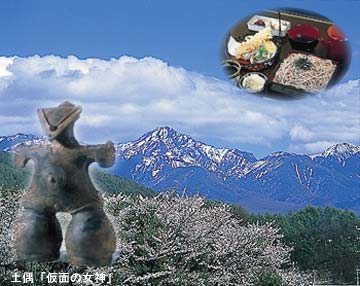 ソバ畑と八ヶ岳