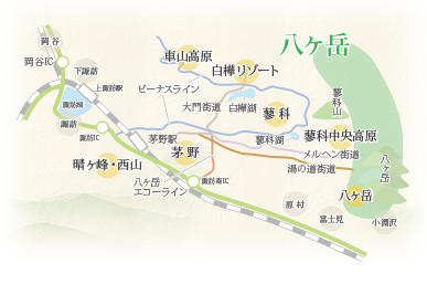 八ヶ岳地図